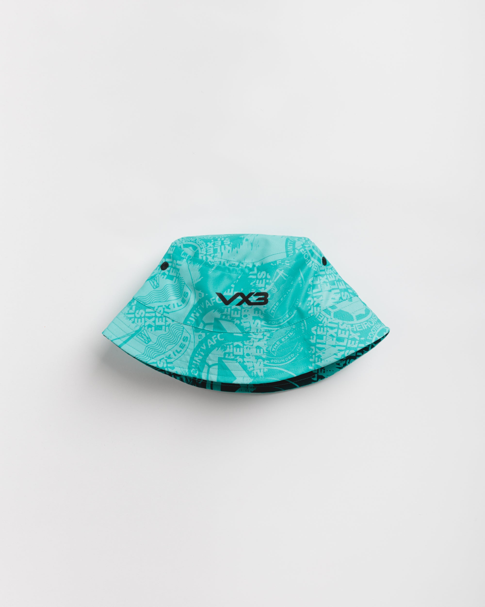 Newport County AFC 25/26  Reversible Bucket Hat	Aruba/Blue Coral