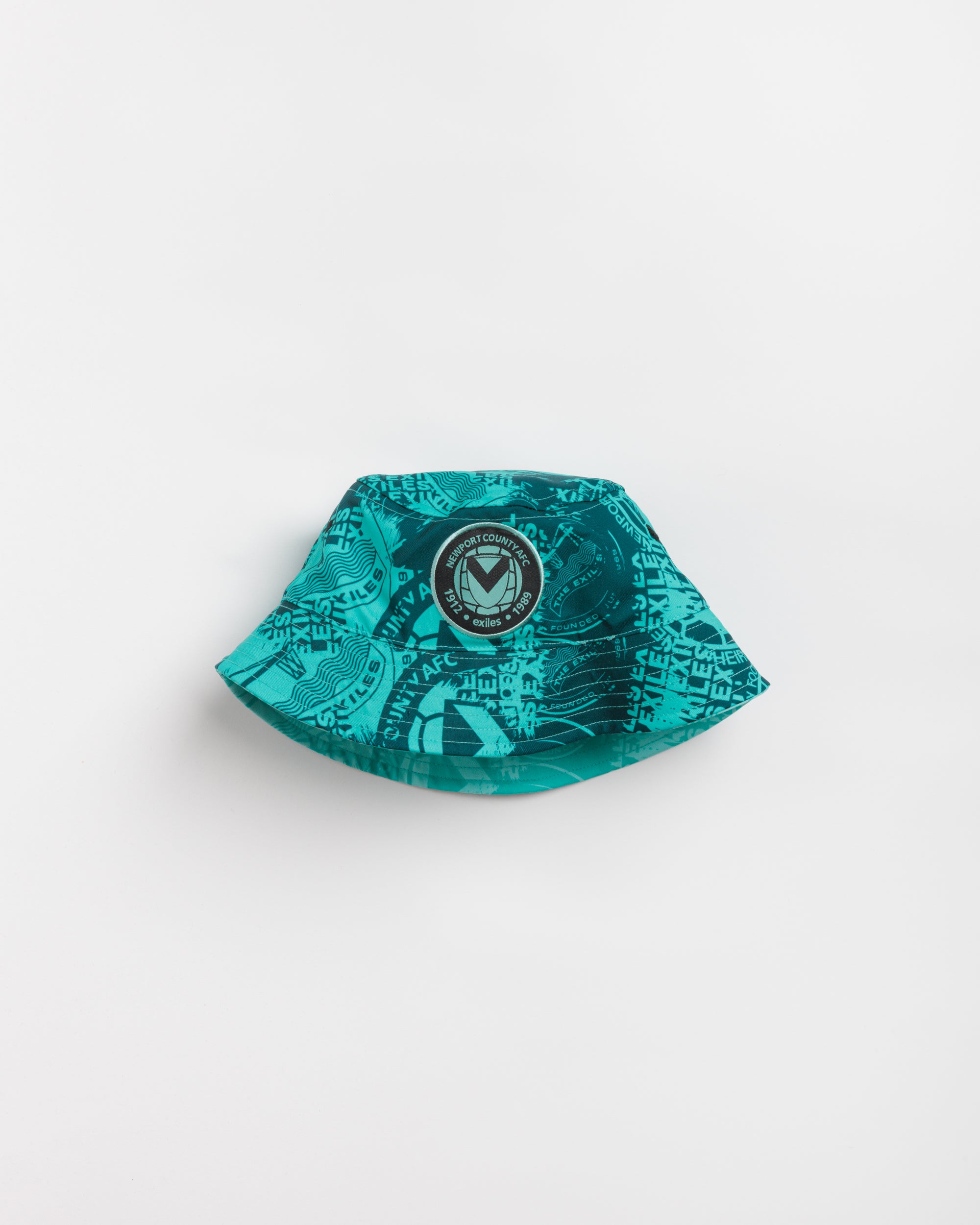 Newport County AFC 25/26  Reversible Bucket Hat	Aruba/Blue Coral