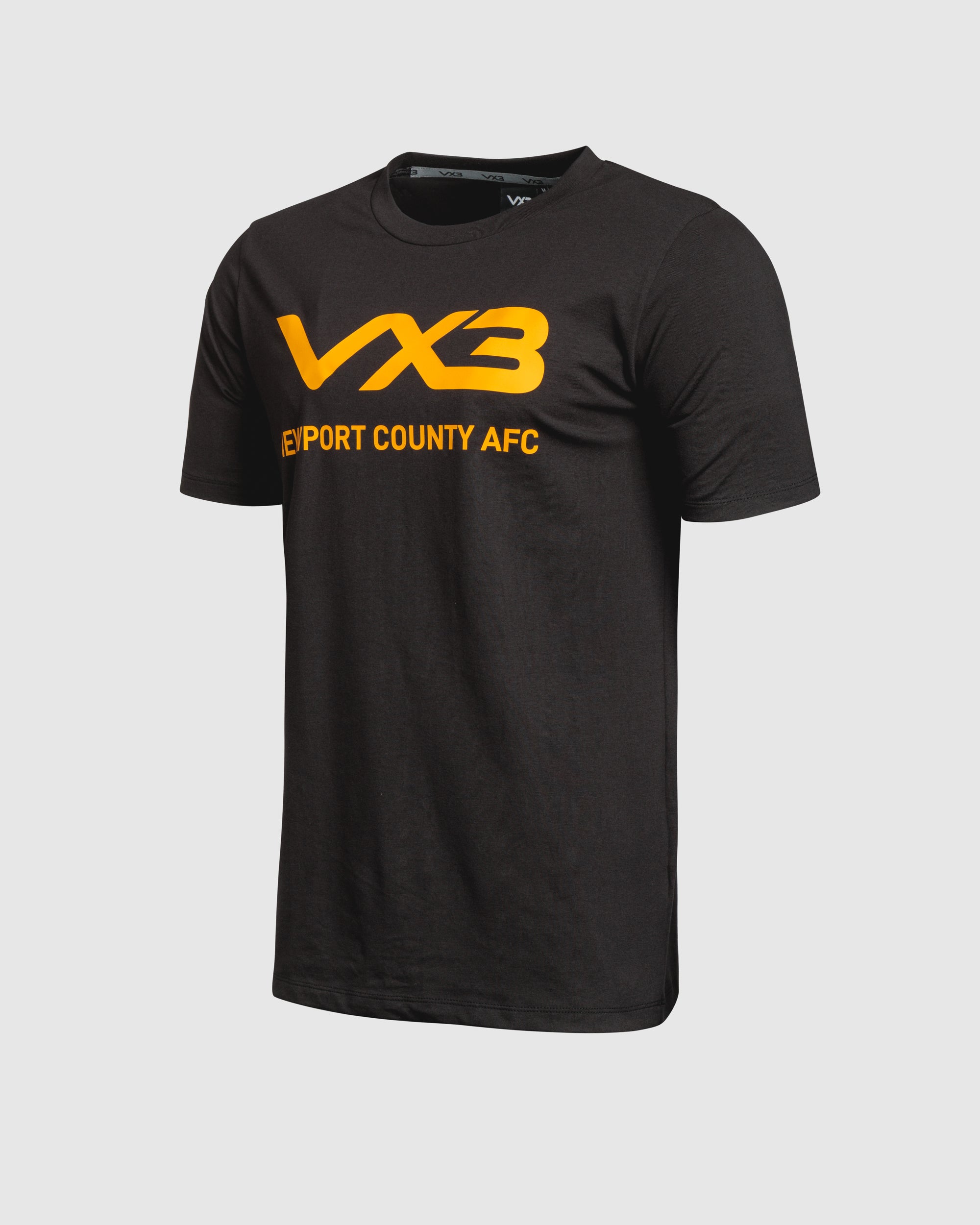 Newport County AFC 25/26 Invicta Tee Black/Amber