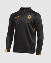 Newport County AFC 25/26 Vertex Half Zip Black/Amber
