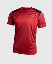 Scarlets 25/26 Vertex Training Tee  Youth Deep Red/Navy/Bright Red