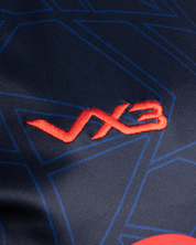 Scarlets 25/26 Vertex Training Tee  Youth Navy/Deep Red/Bright Red