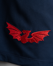 Scarlets 25/26 Vertex Gym Shorts Youth Navy/Bright Red