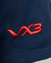 Scarlets 25/26 Vertex Gym Shorts Youth Navy/Bright Red