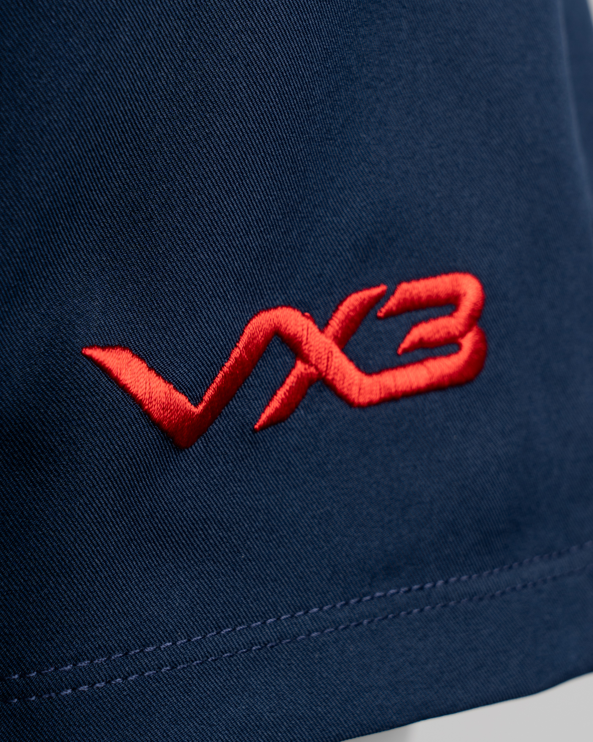 Scarlets 25/26 Vertex Gym Shorts Youth Navy/Bright Red