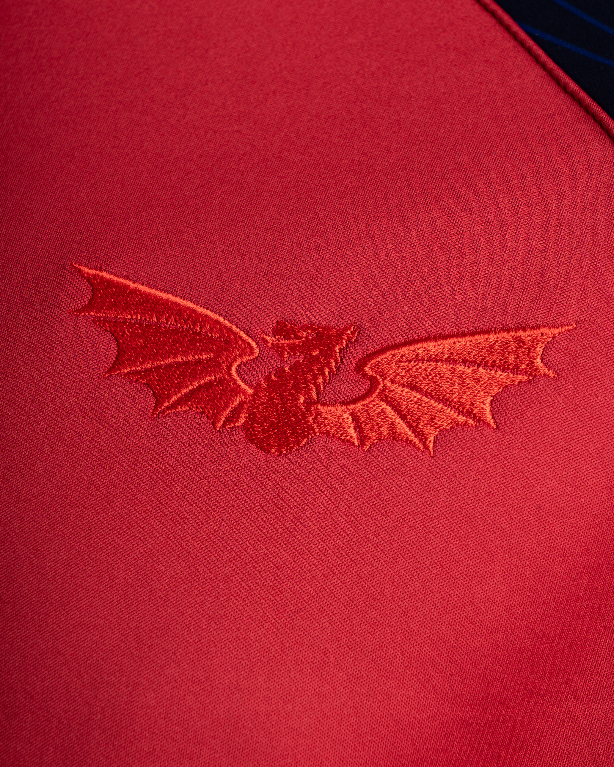 Scarlets 25/26 Vertex Training Hoodie Youth Deep Red/Navy/Bright Red