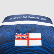Royal Navy Rugby Replica Marine Nationale Elite Rugby Shirt Arrow Collar Womens