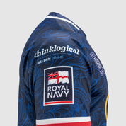 Royal Navy Rugby Replica Marine Nationale Elite Rugby Shirt Arrow Collar Womens