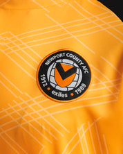 Newport County AFC 25/26 Vertex Training Tee Black/Amber
