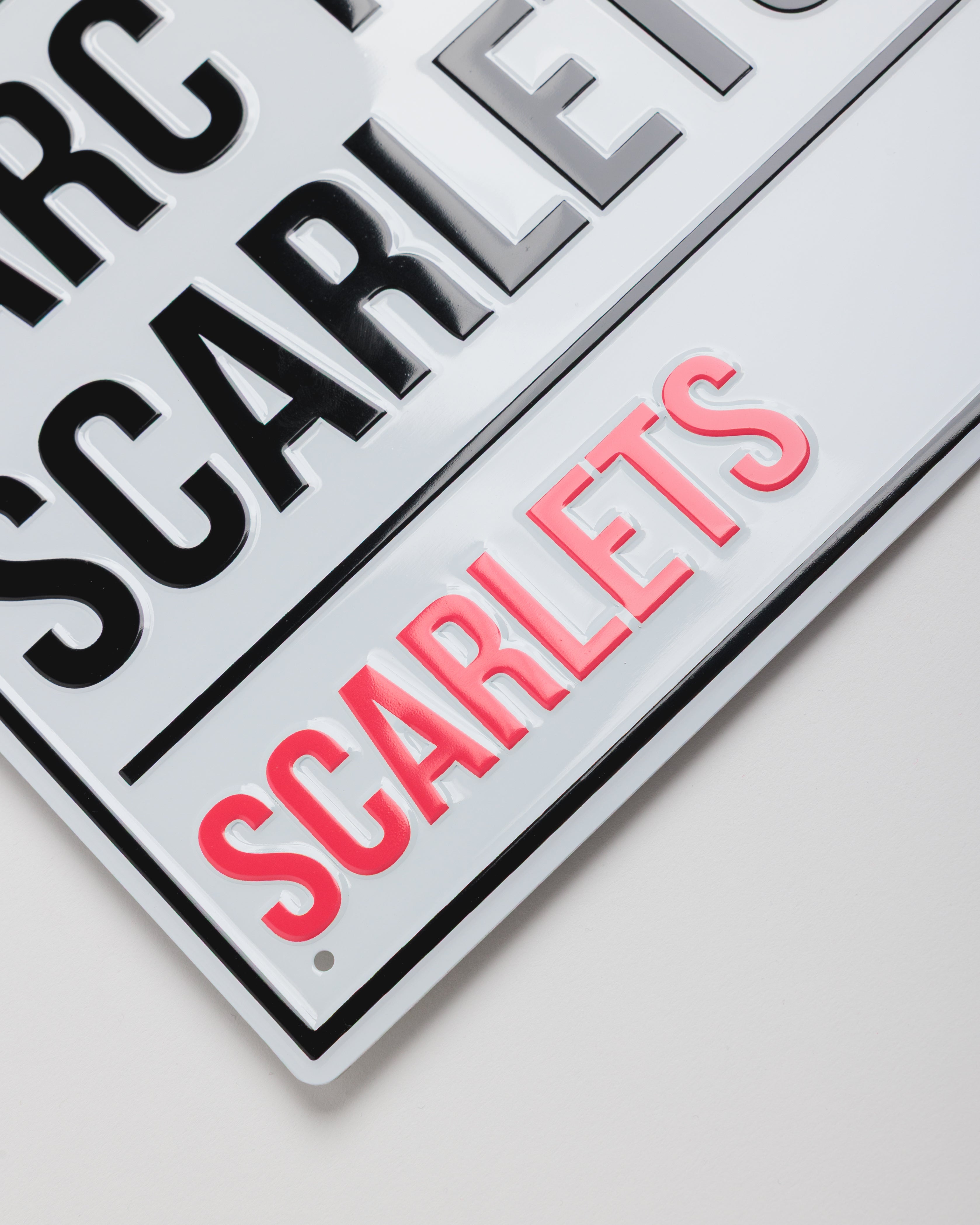 Scarlets Stadium Street Sign