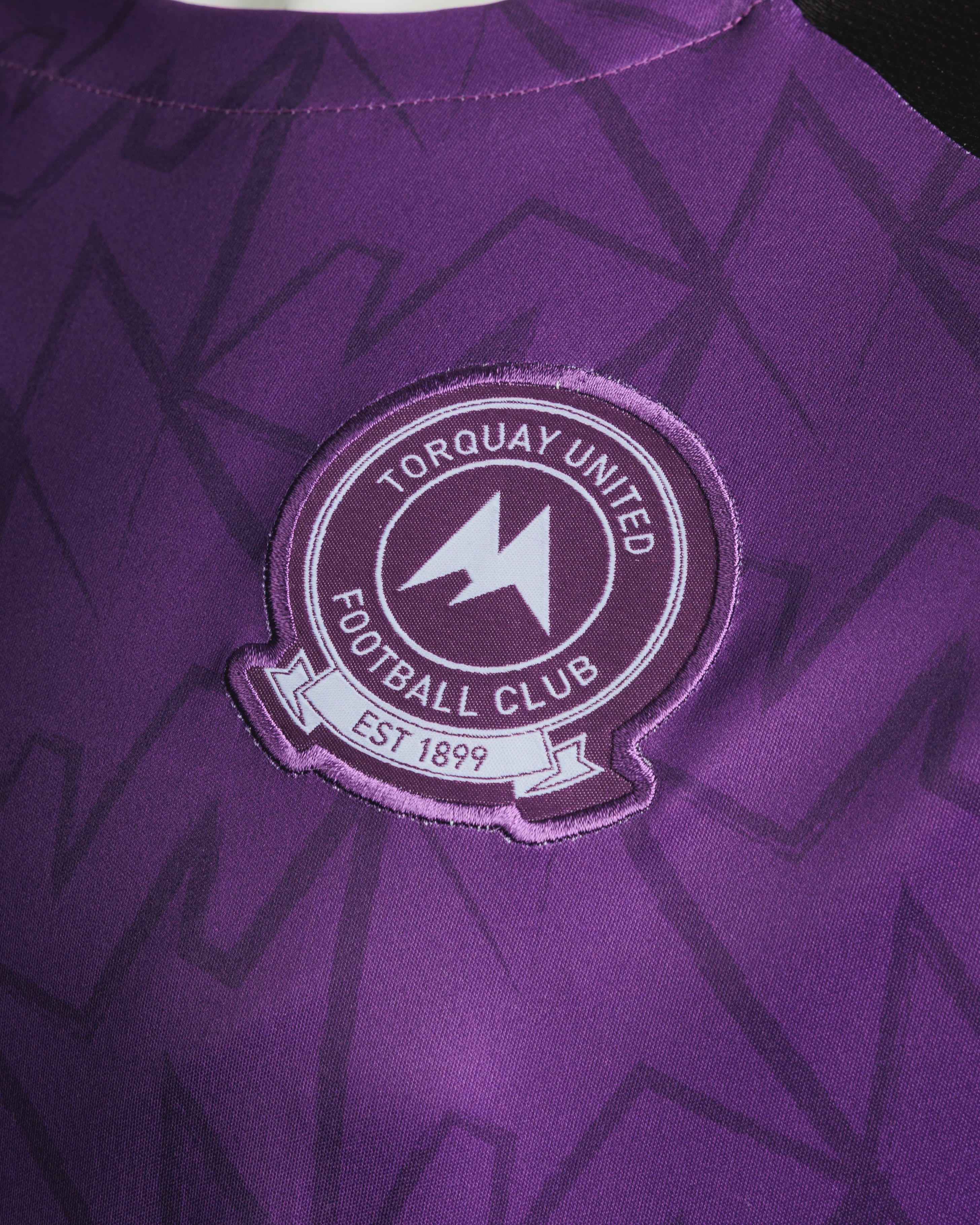 Torquay United FC 25/26 Third Training Tee Purple/Black