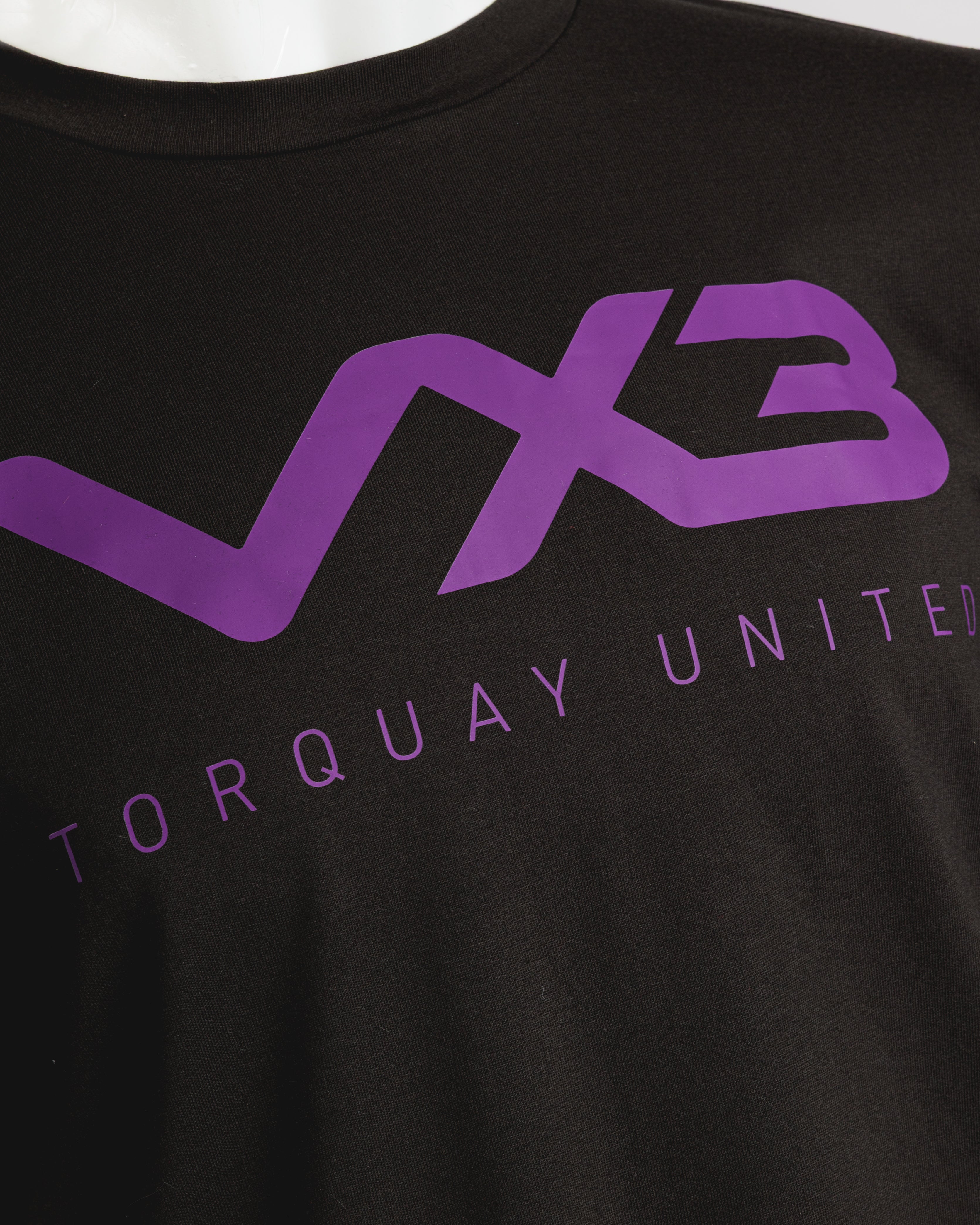 Torquay United FC 25/26 Third Invicta Tee Black/Purple