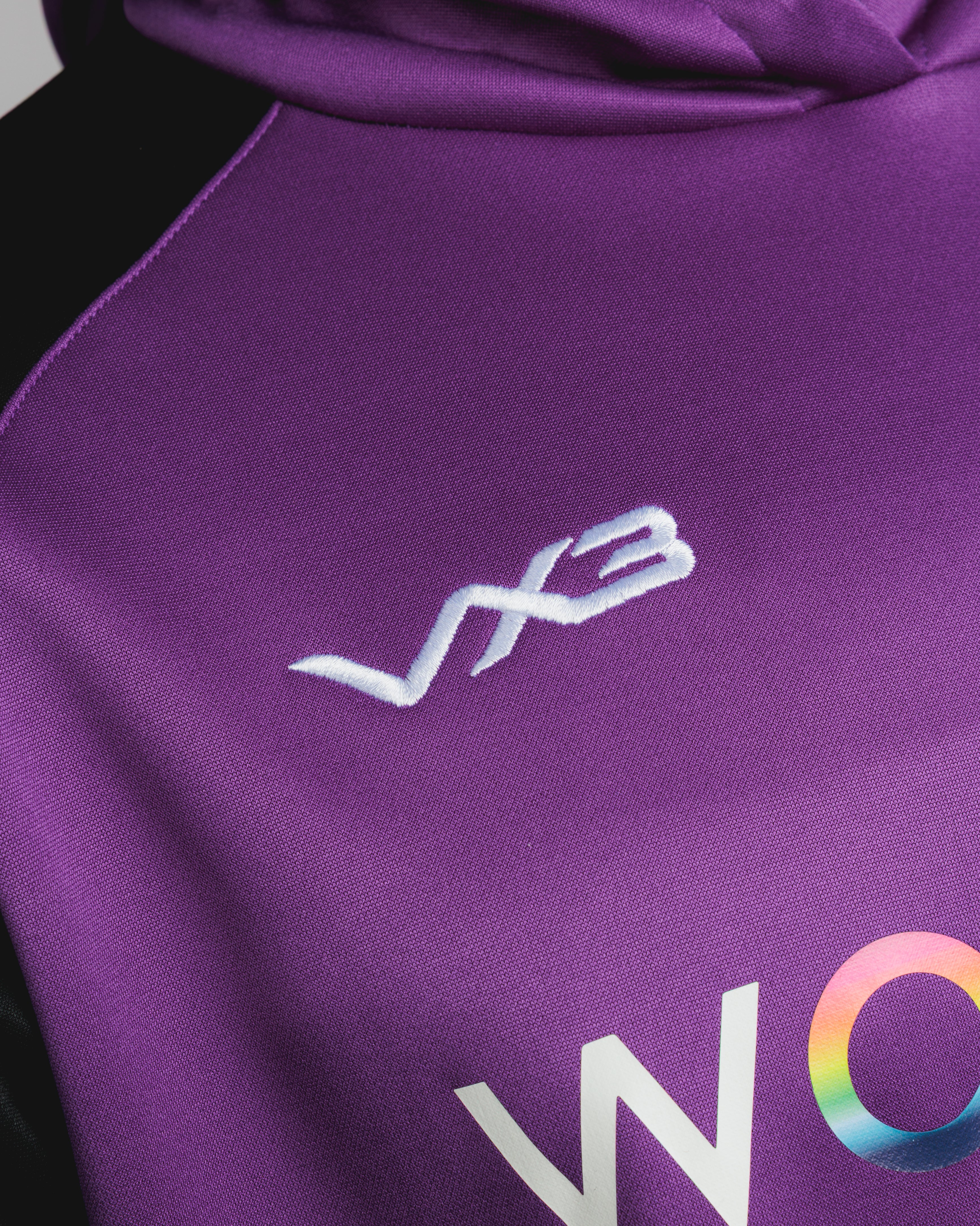 Torquay United FC 25/26 Third Training Hoodie Purple/Black