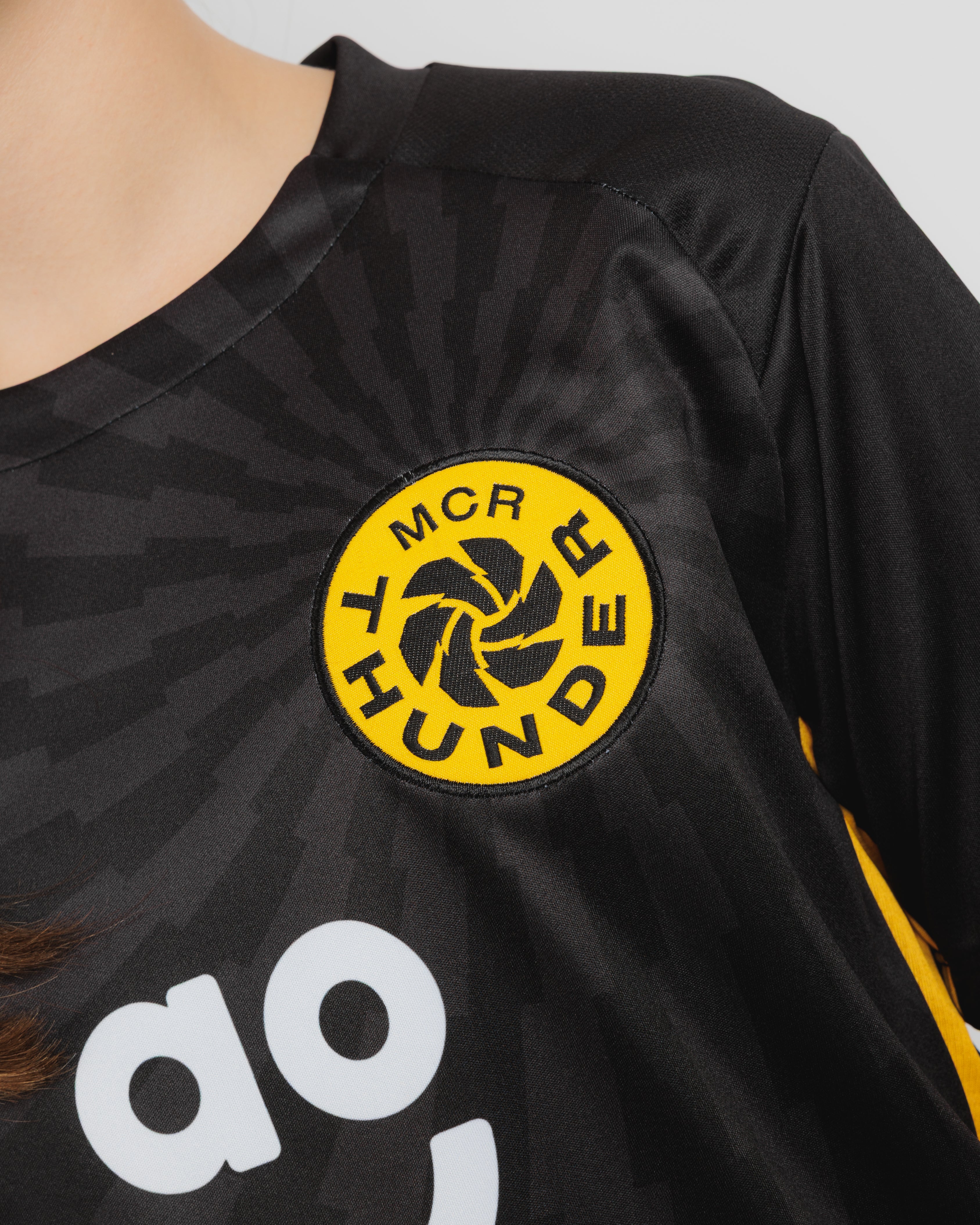 Manchester Thunder 2026 Training Tee YOUTH Black/Yellow