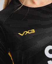 Manchester Thunder 2026 Training Tee WOMENS Black/Yellow