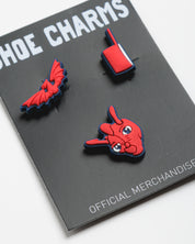 Scarlets Shoe Charms