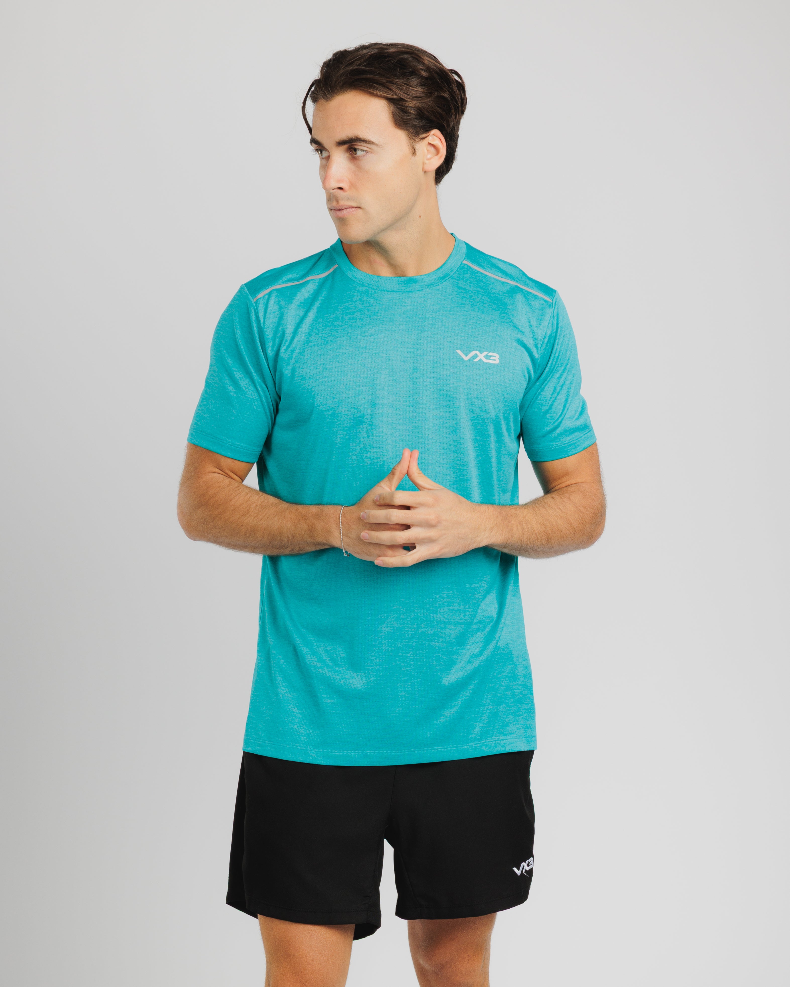 Aerolite Tee - Azure Marl