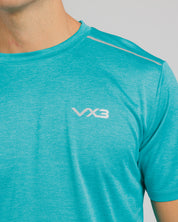 Aerolite Tee - Azure Marl