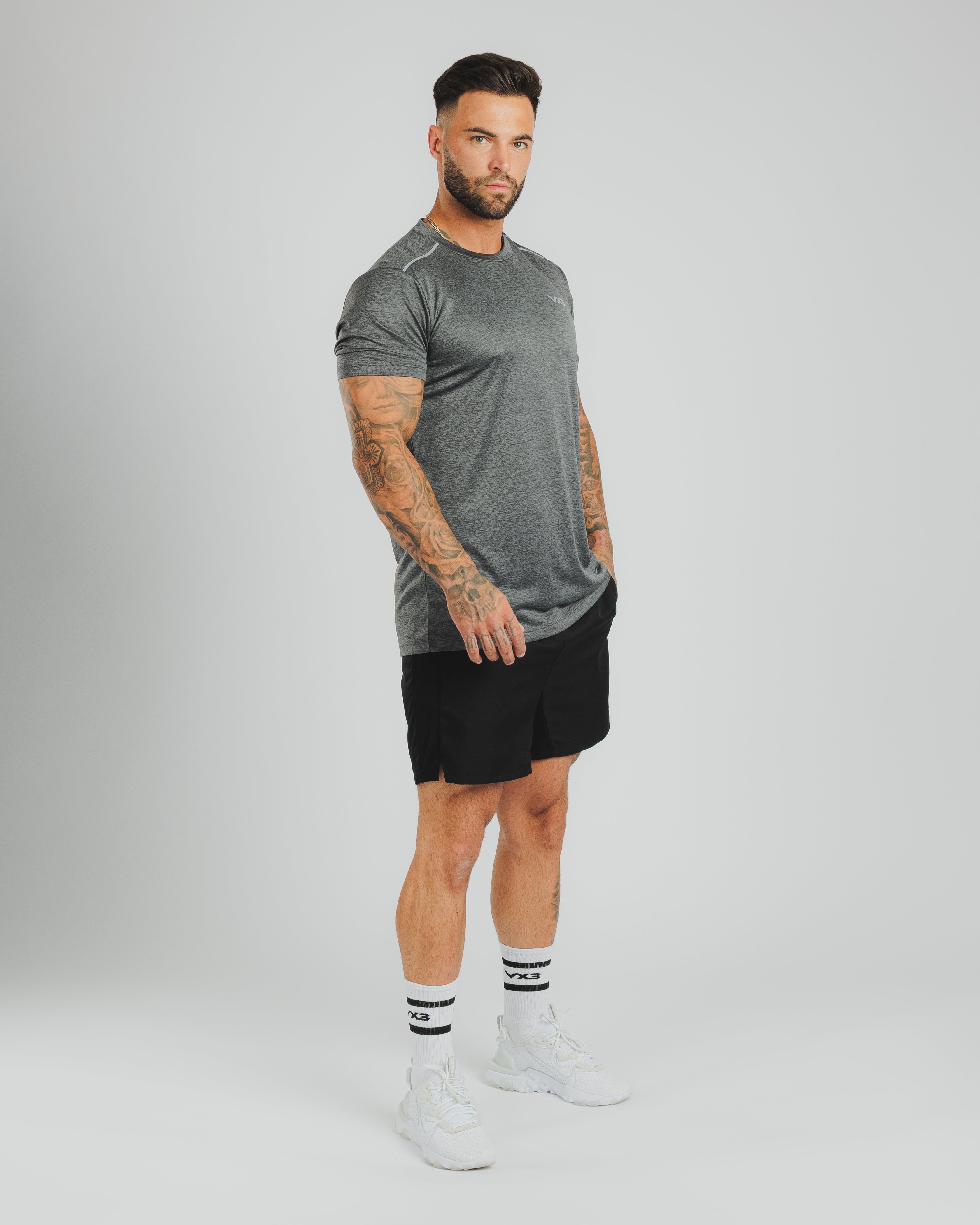 Aerolite Tee - Graphite Marl