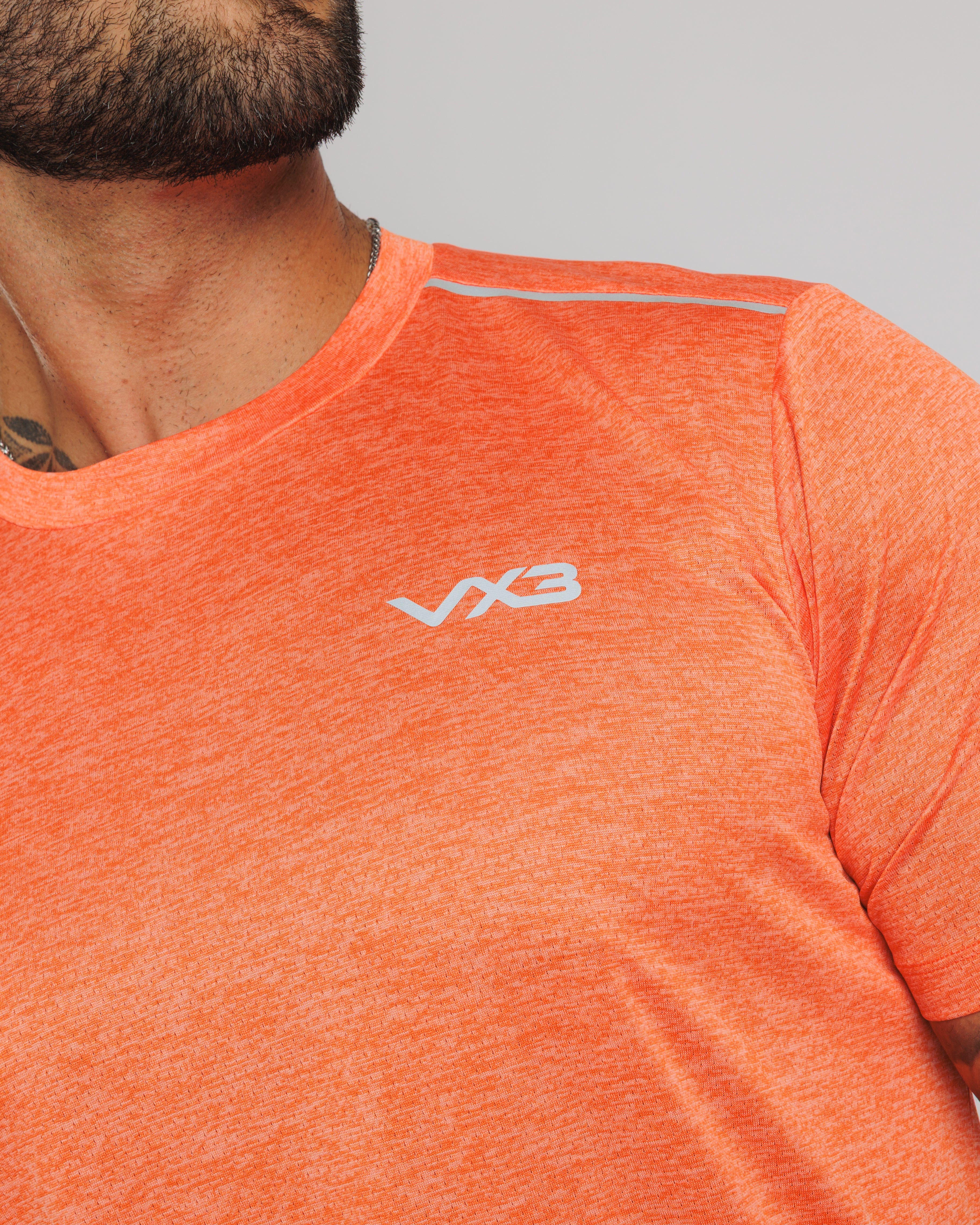 Aerolite Tee - Apricot Marl