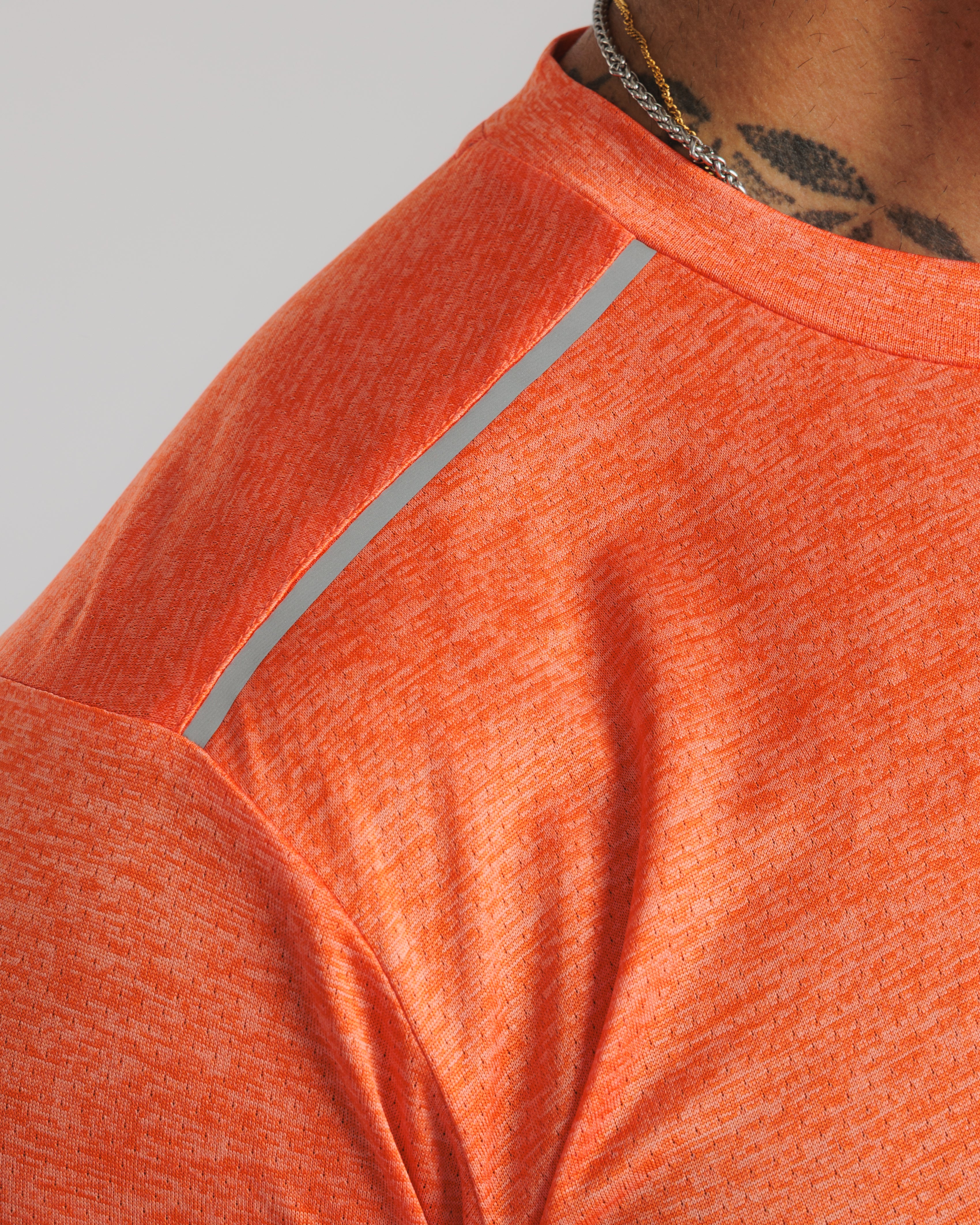 Aerolite Tee - Apricot Marl