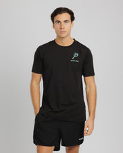 Padel Club Tee Black/Aruba