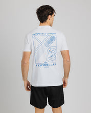 Padel Club Tee White/Denim