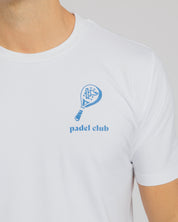 Padel Club Tee White/Denim