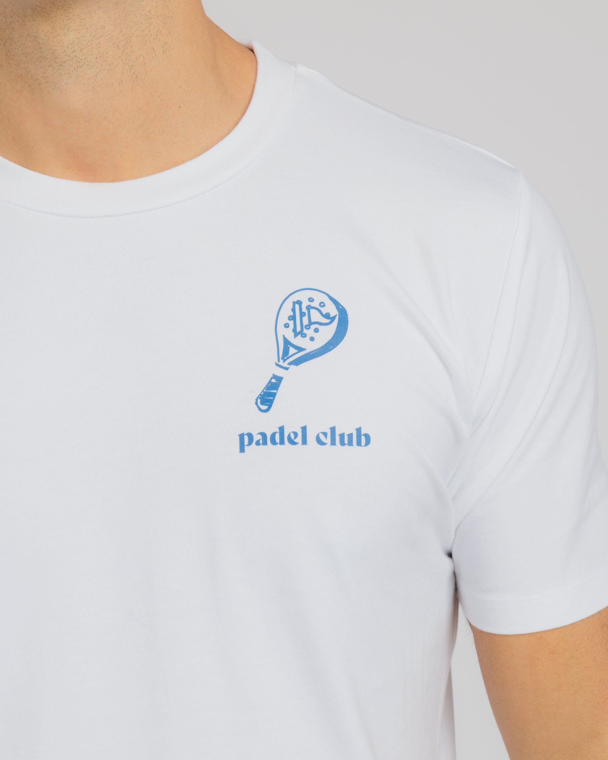 Padel Club Tee White/Denim