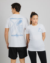 Padel Club Tee White/Denim Womens