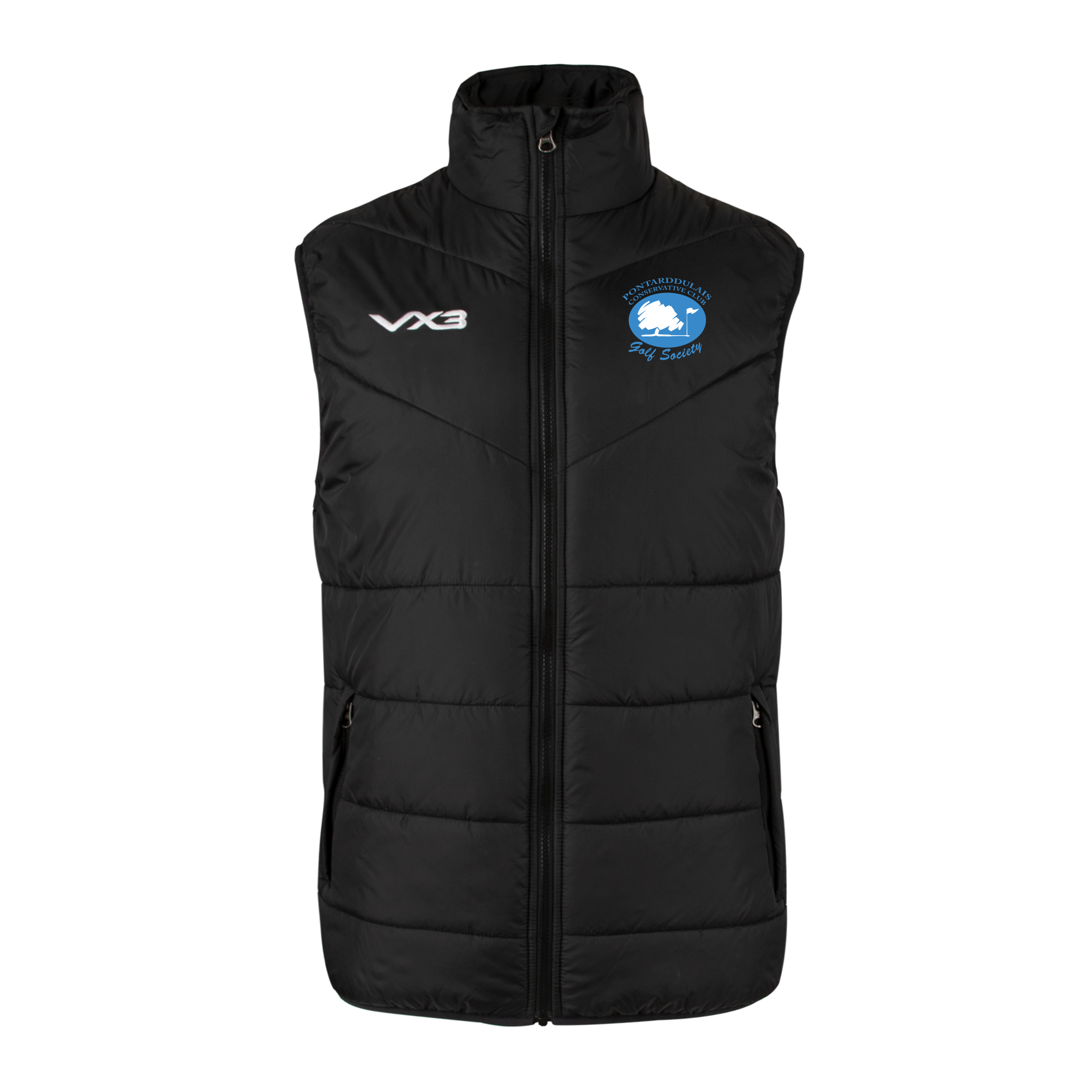 Pontarddulais Con Golf Society Ventus Gilet Black