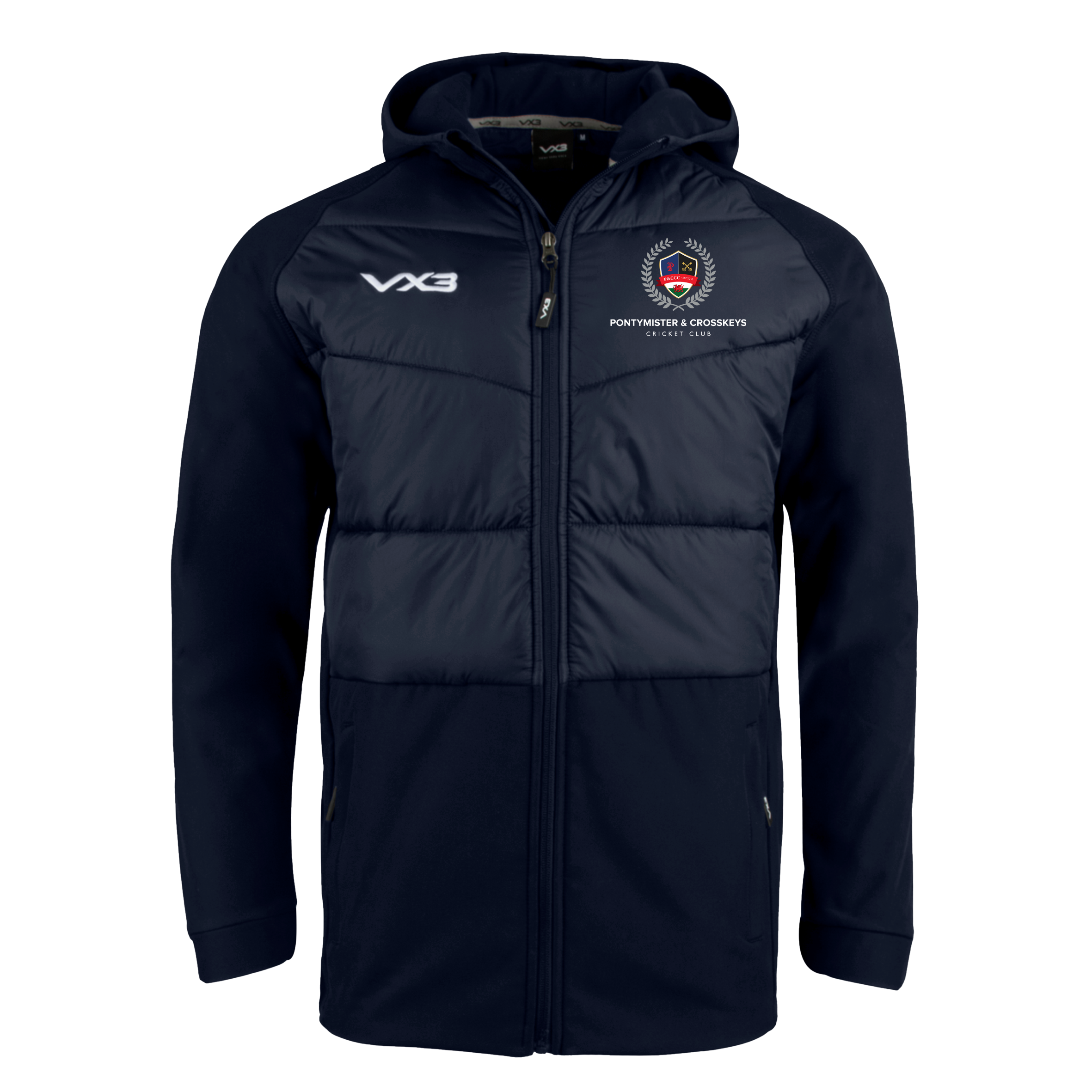 Pontymister and Crosskeys Cricket Club Tempest Hybrid Jacket