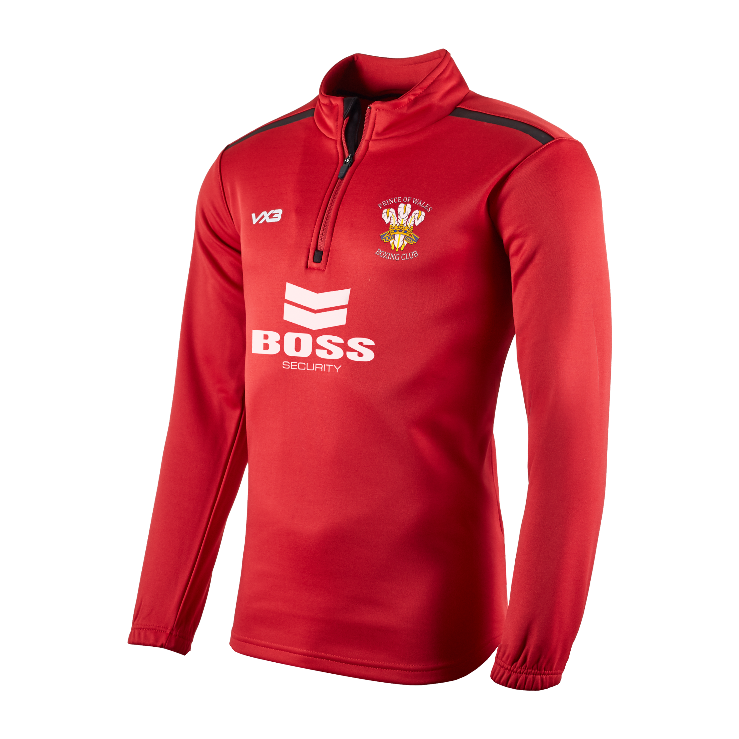 Prince of Wales Boxing Club Fortis Half Zip Sweat