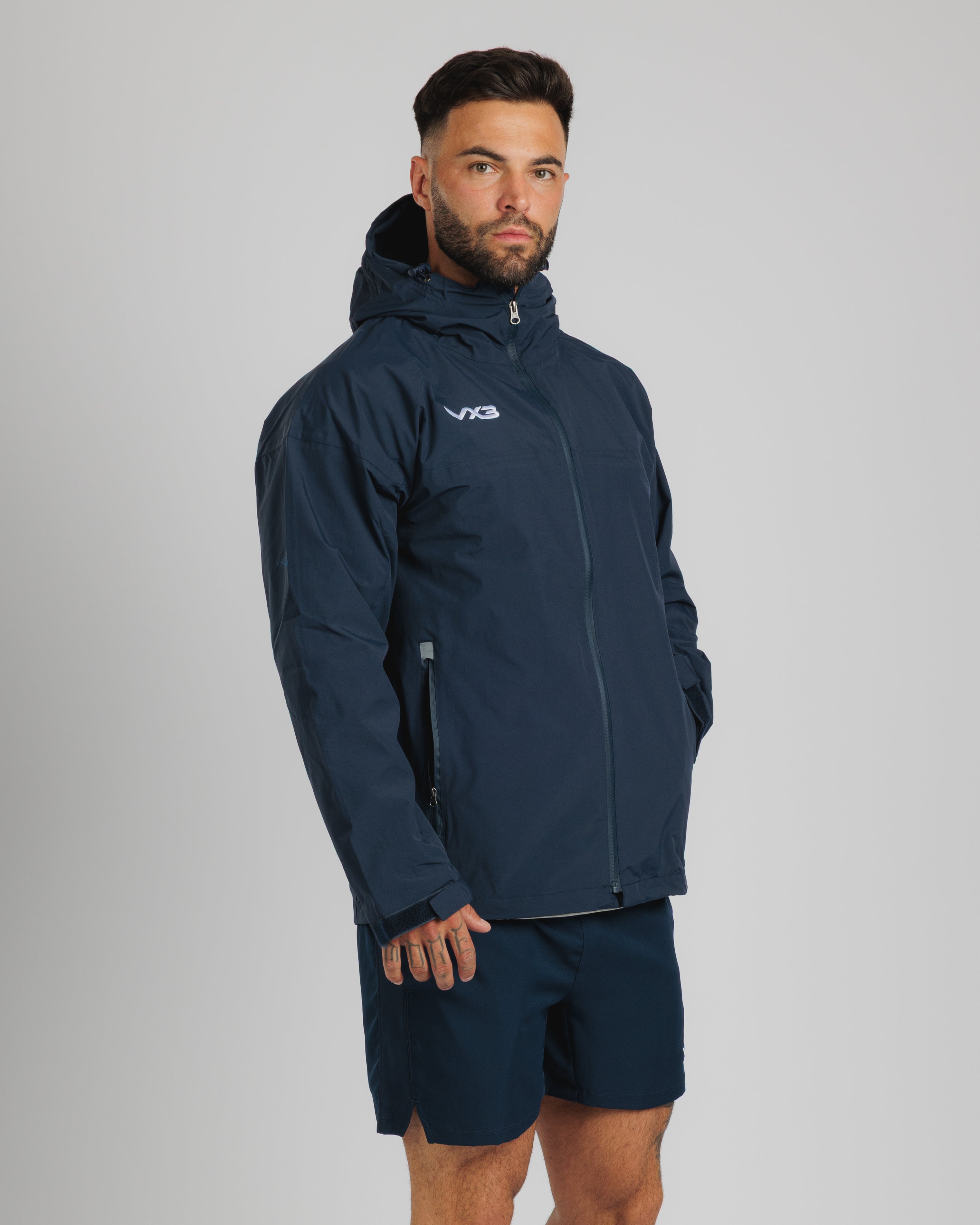 Protego Waterproof Jacket Navy