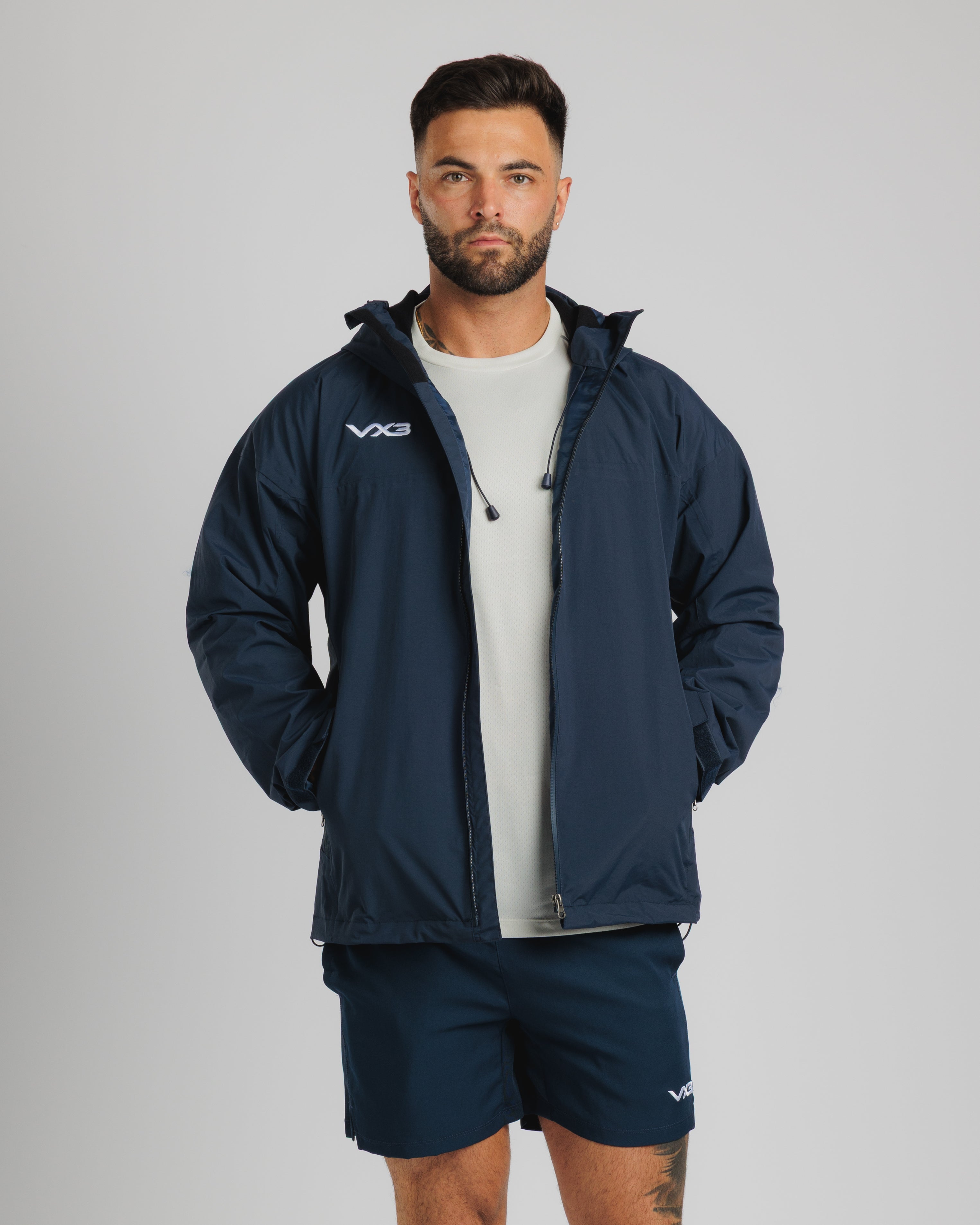 Protego Waterproof Jacket Navy