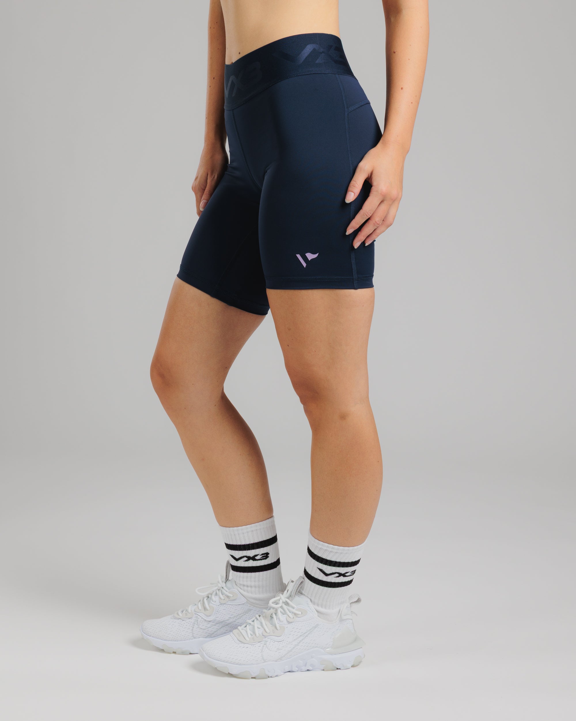 Pulse Cycling Short Women's - Navy/Lilac