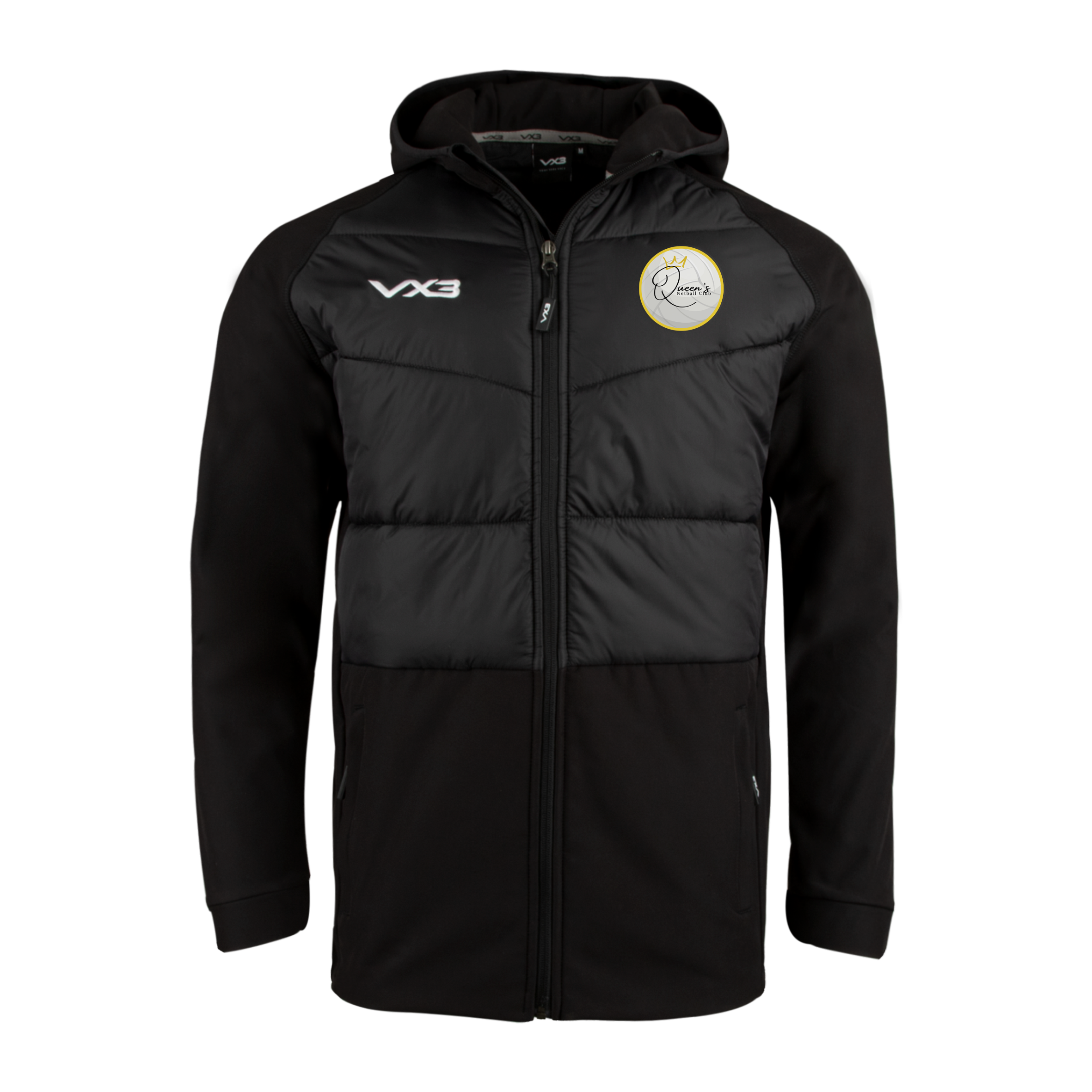 Queens Netball Club Tempest Hybrid Jacket