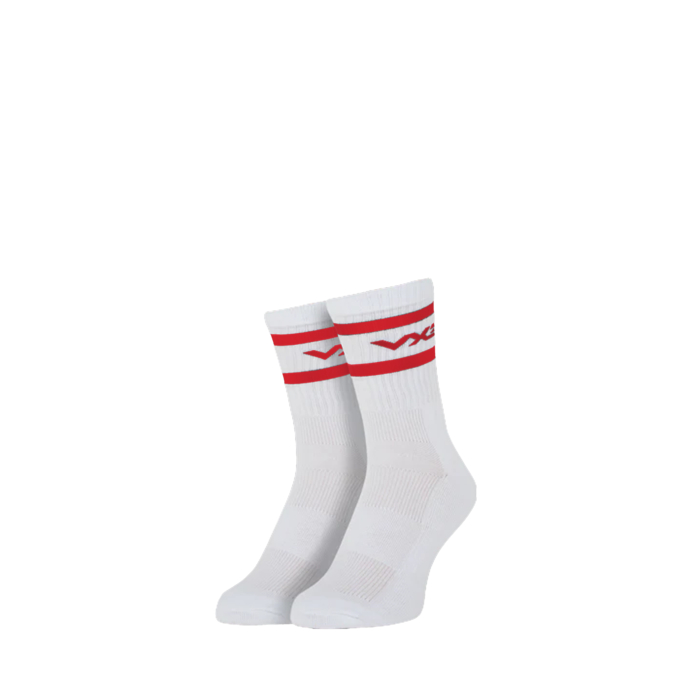 Logo Crew Sock White/Red (Clubshop)