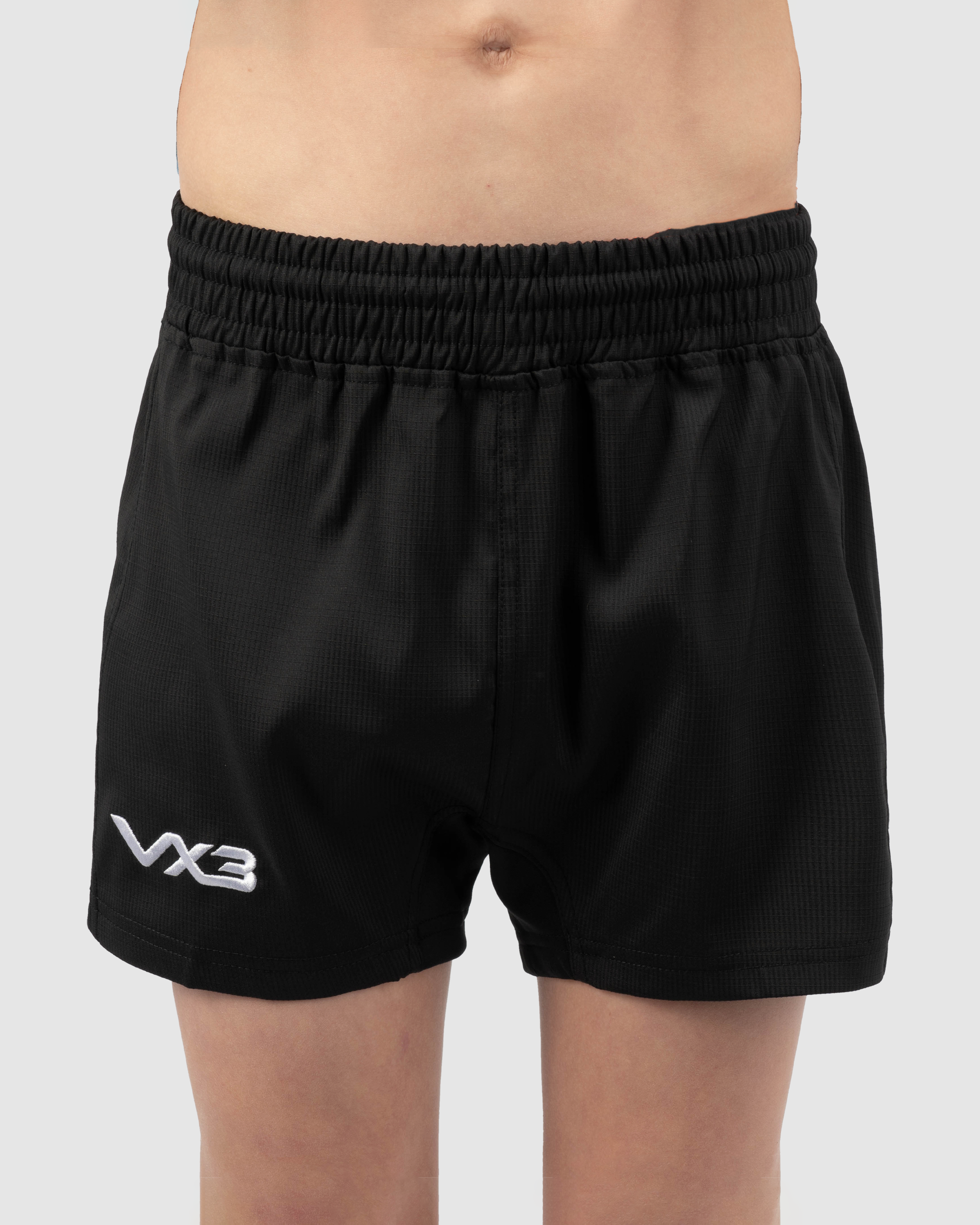 Revo Youth Rugby Shorts Black