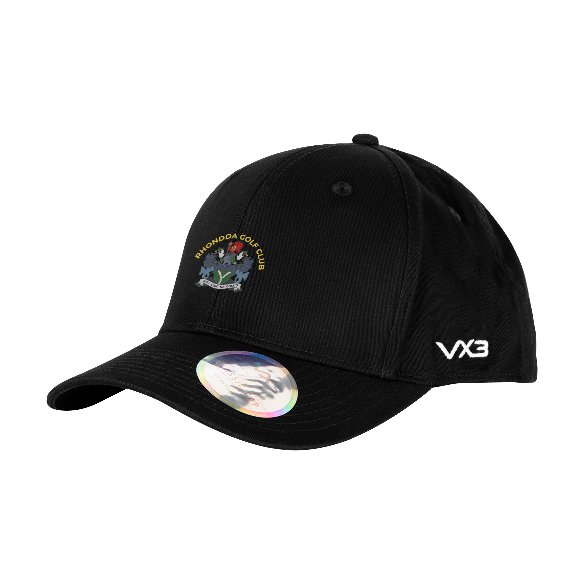 Rhondda Golf Club Black Classic Cap