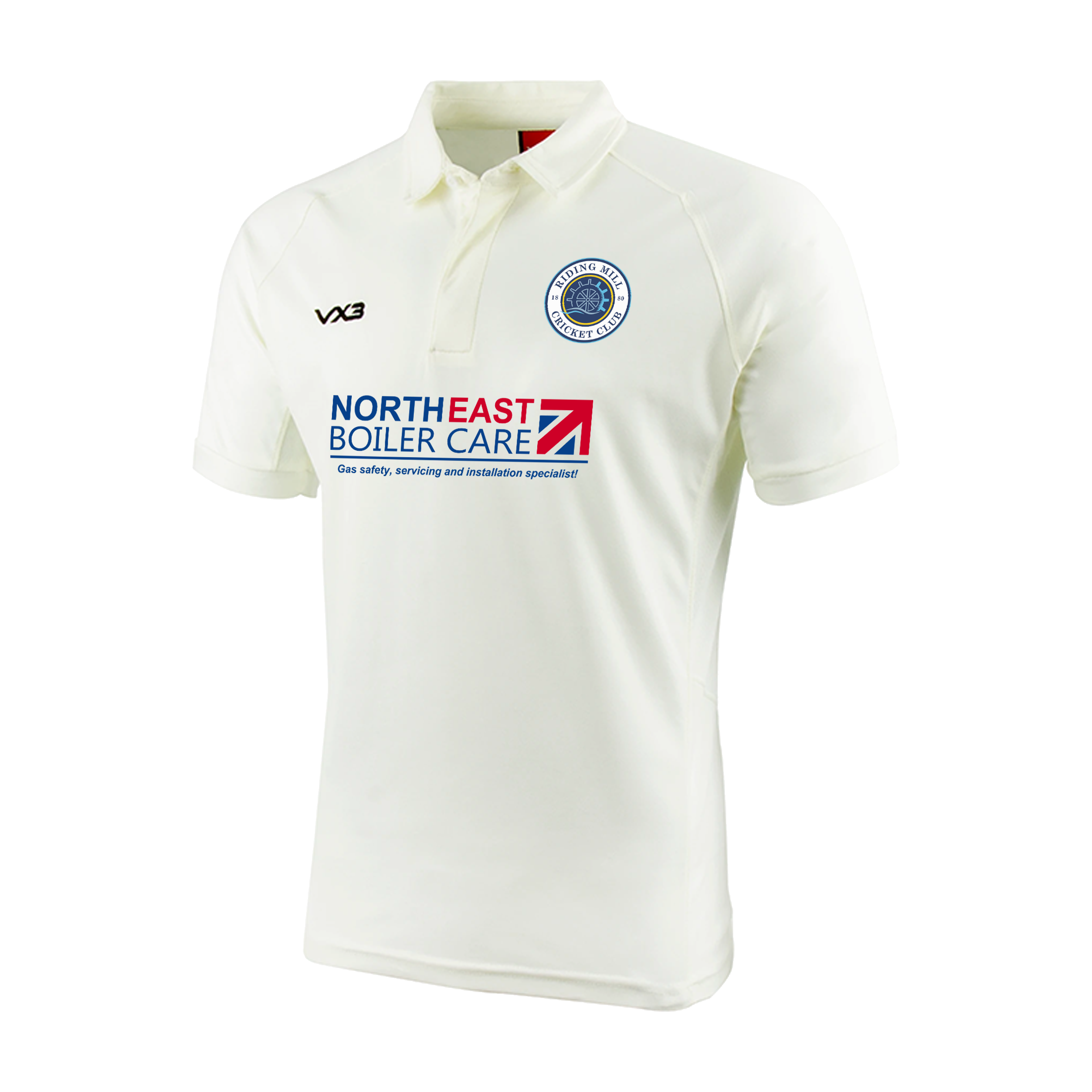 Riding Mill Cricket Club Youth Short Sleeve Shirt