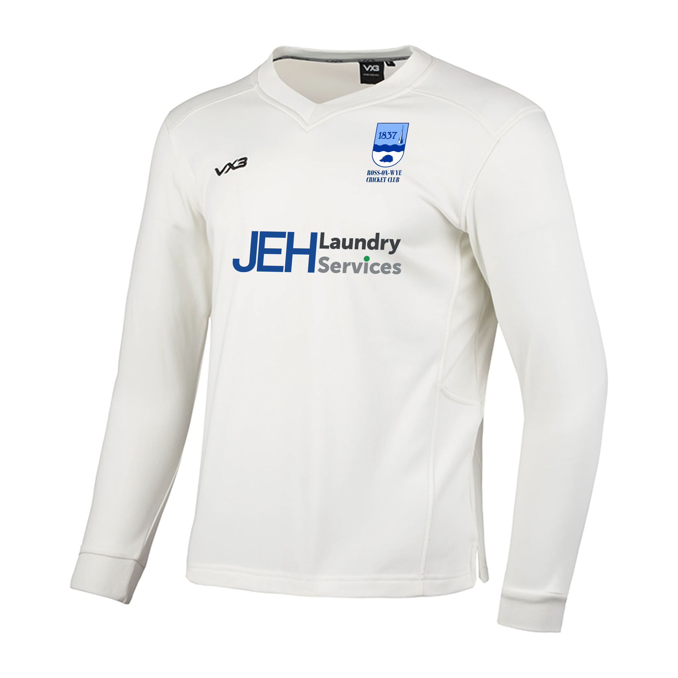 Ross On Wye Cricket Club Cricket Whites Sweatshirt Elite