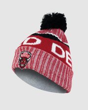 Salford Red Devils 2024 Marl Bobble Hat Red/Black/White