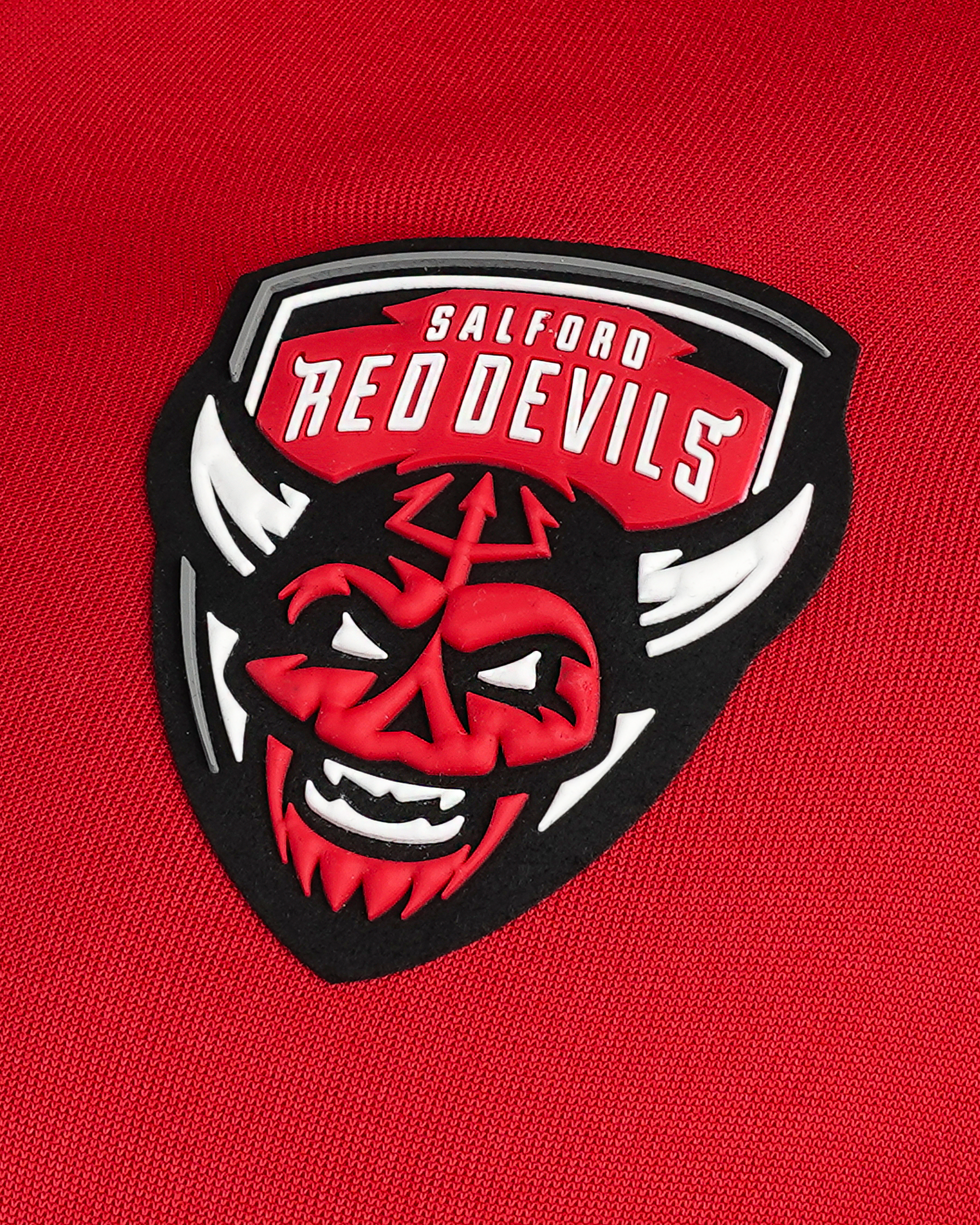 Salford Red Devils 2024 Quadrigo Womens Red Hoodie