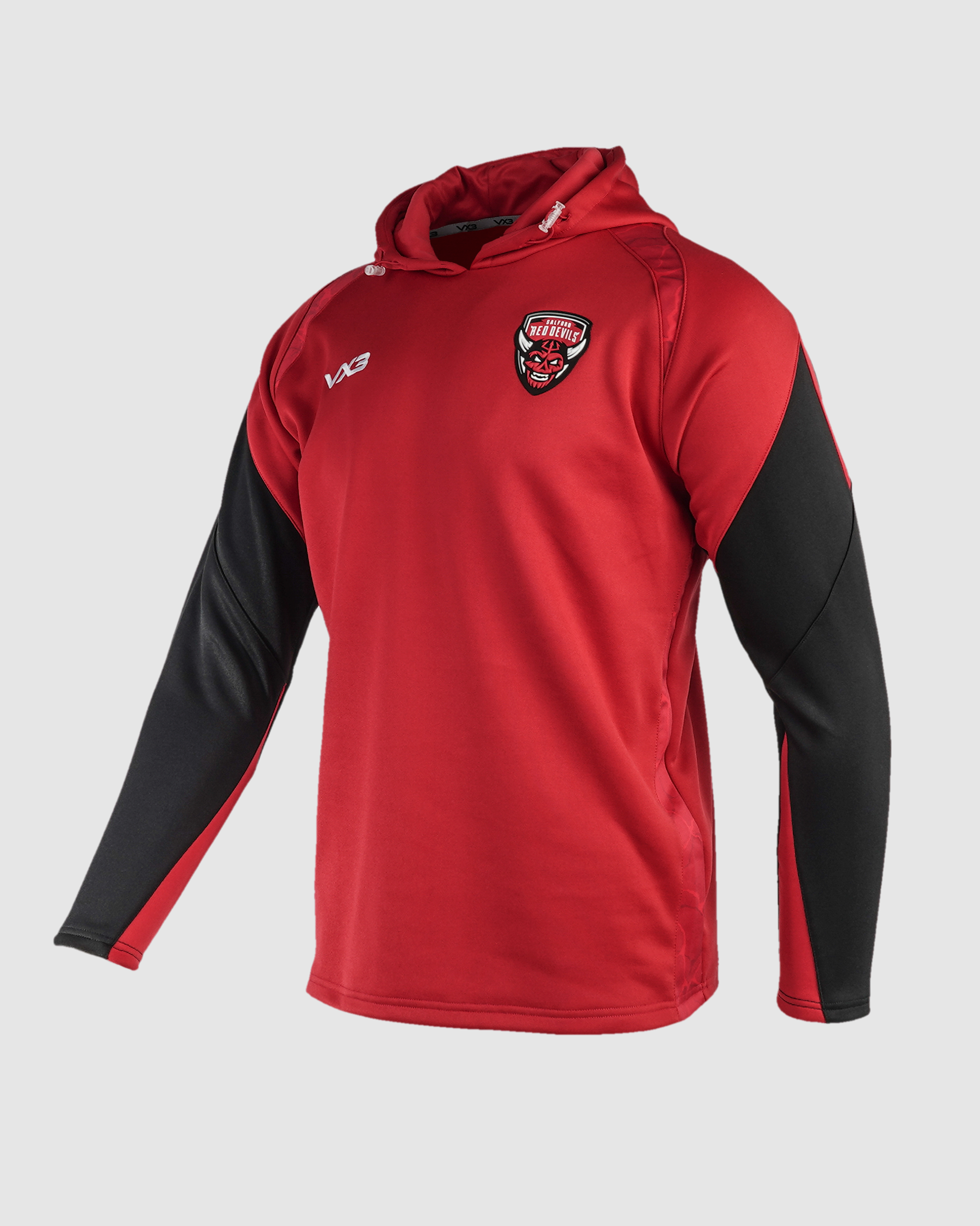 Salford Red Devils 2024 Quadrigo Womens Red Hoodie