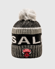 Salford Red Devils 2025 Marl Bobble Hat Black/Slate