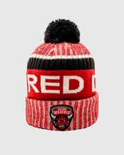 Salford Red Devils 2025 Marl Bobble Hat Red/Black/White
