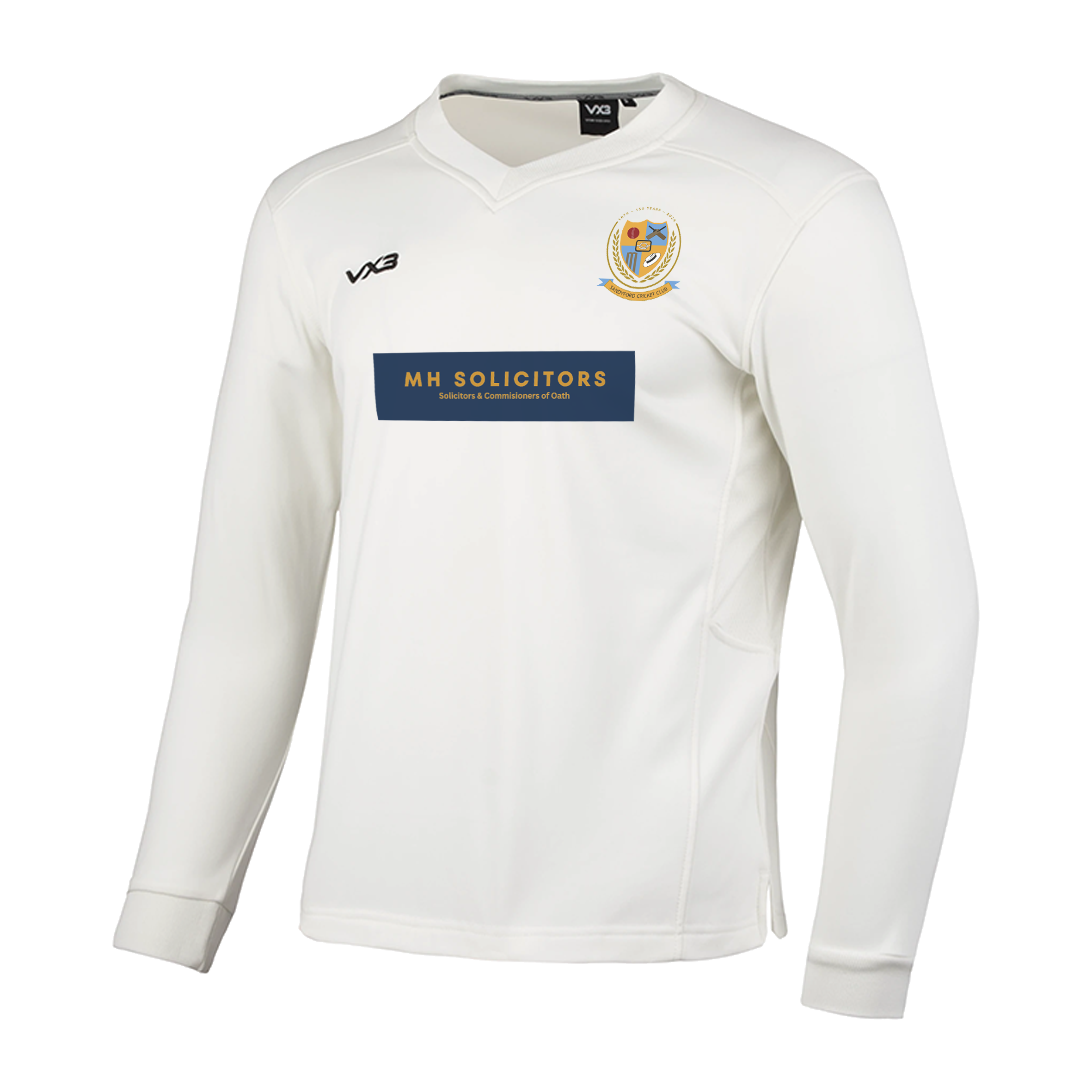 Sandyford Cricket Club Whites Youth Elite Sweatshirt