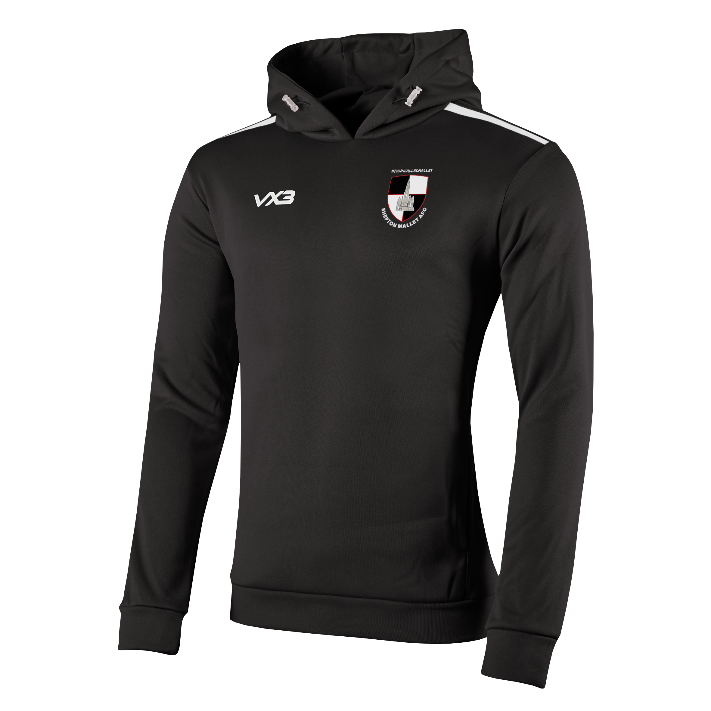 Shepton Mallet AFC Black Fortis Hoodie VX3