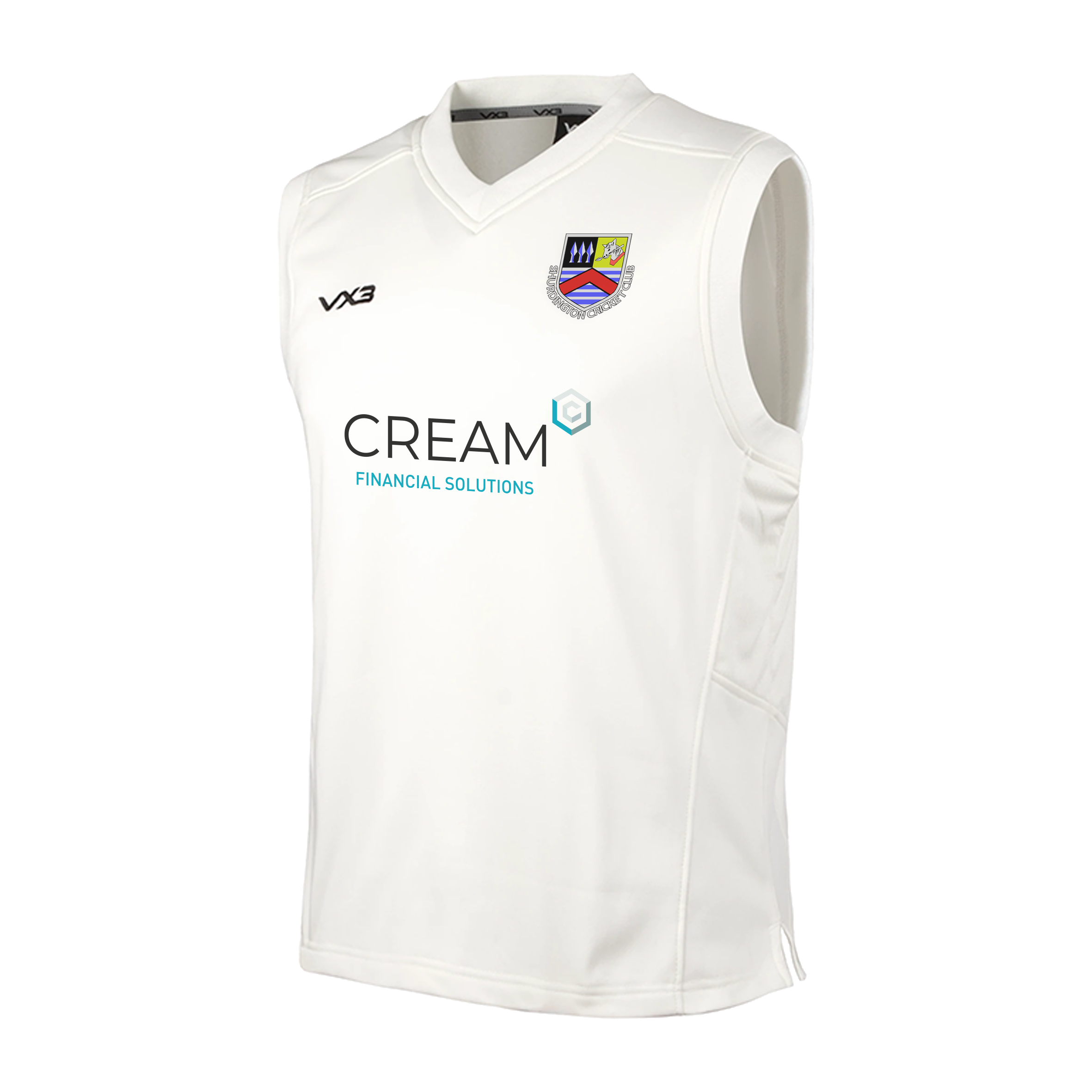 Shurdington Cricket Club Slipover Whites Elite